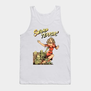 Hermosa Mujer Pantano Terror Comic Halloween Tank Top